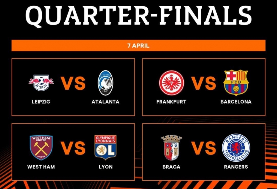 Bu gün UEFA Avropa Liqasında dörddəbir final mərhələsinin oyunlarına start veriləcək