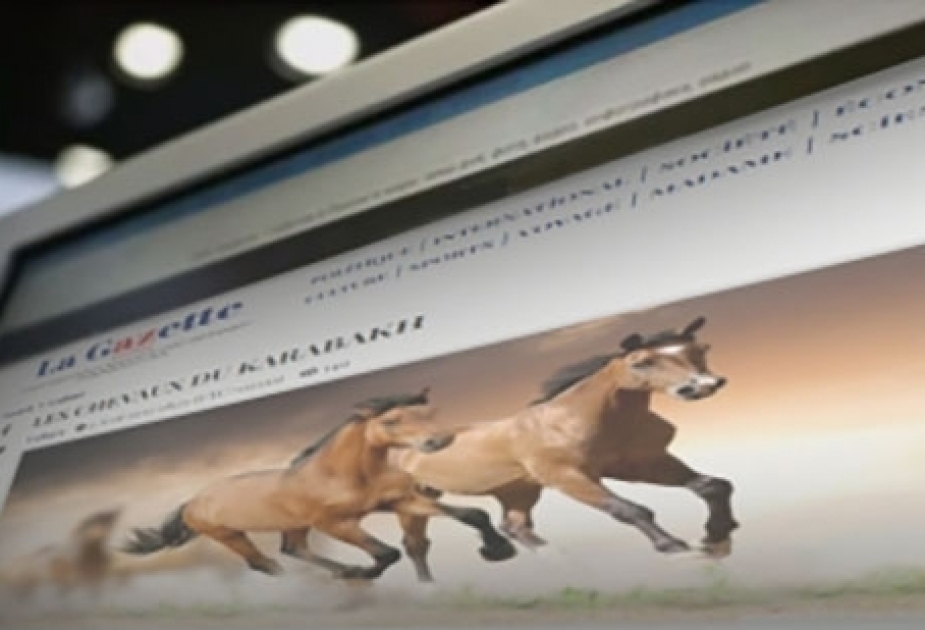 Un portal de noticias francés publica un artículo sobre los caballos de Karabaj