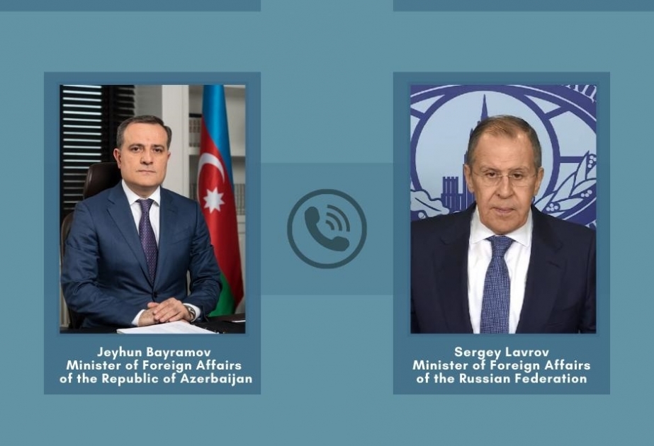Azərbaycanın və Rusiyanın XİN rəhbərləri üçtərəfli bəyanatların icrası ilə bağlı məsələləri müzakirə ediblər