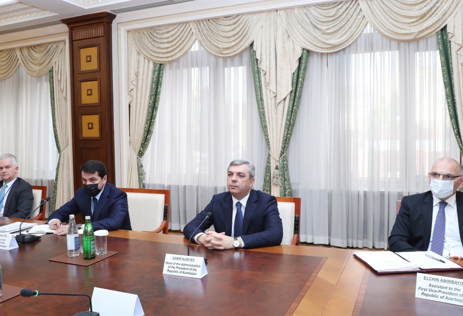 В Координационном штабе состоялась встреча с представителями Движения предприятий Франции - MEDEF İnternational и ведущих французских компаний ВИДЕО