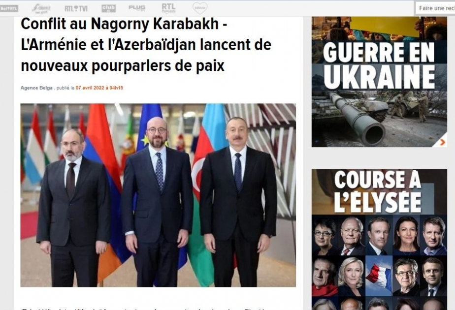 Belçikanın “RTL” agentliyi oxucularını Brüsseldə aparılan danışıqlar barədə məlumatlandırıb