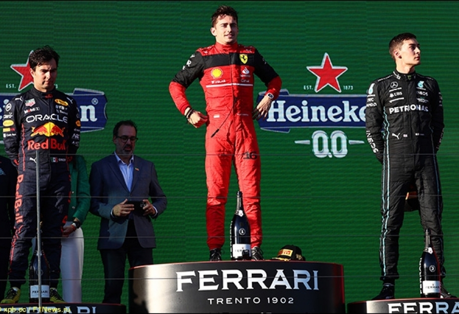 “Ferrari”nin pilotu Şarl Lekler Formula 1 Avstraliya Qran-Prisinin qalibi olub