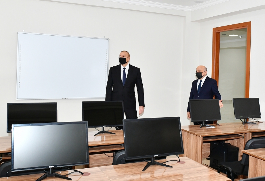 Prezident İlham Əliyev Azərbaycan İlahiyyat İnstitutunun yeni binasının açılışında iştirak edib YENİLƏNİB VİDEO