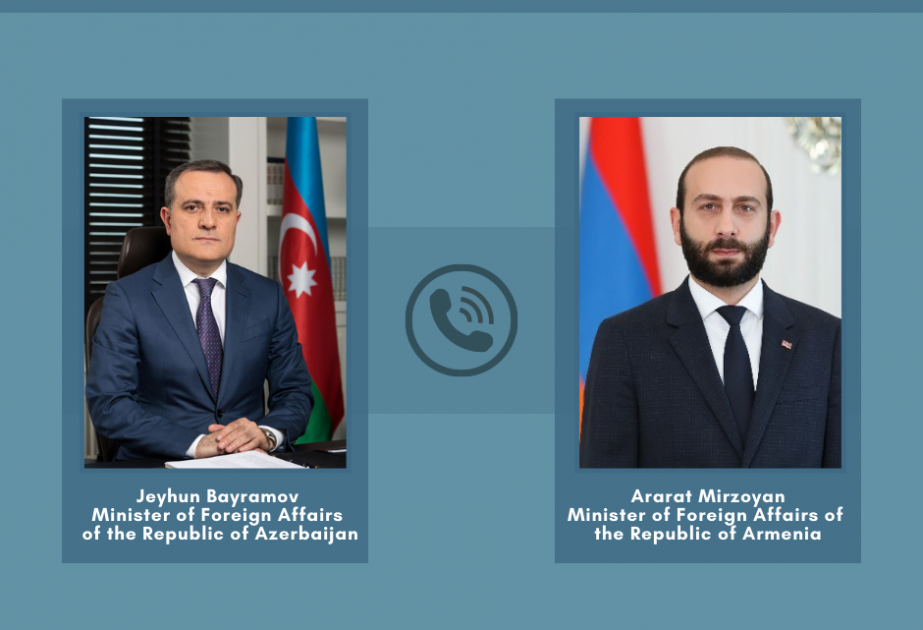 Azərbaycanın və Ermənistanın xarici işlər nazirləri arasında telefon danışığı olub