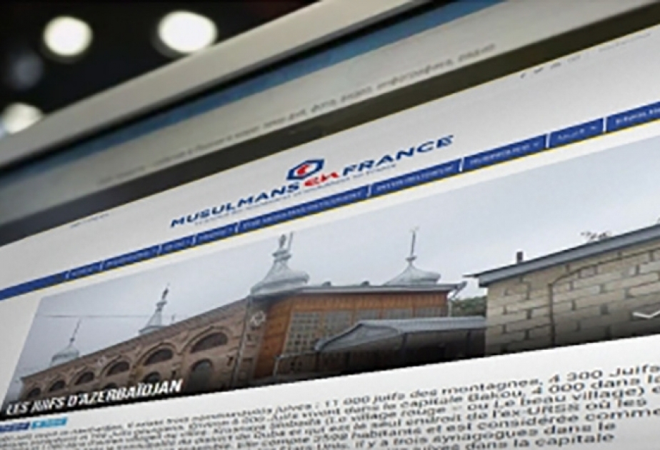 На французском новостном портале размещена статья об азербайджанских еврееях