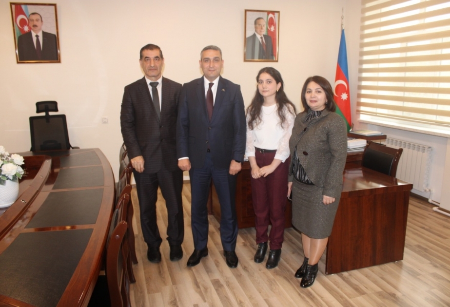 Mingəçevir Dövlət Universitetinin tələbəsi adlı təqaüdə layiq görülüb