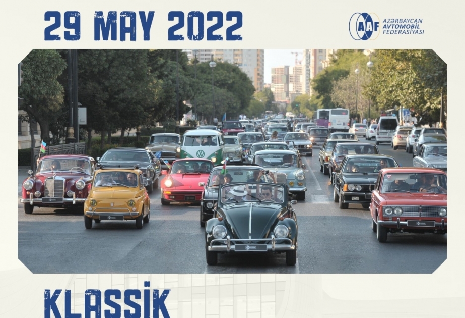 La Federación de Automóviles de Azerbaiyán celebrará un desfile de autos clásicos en mayo