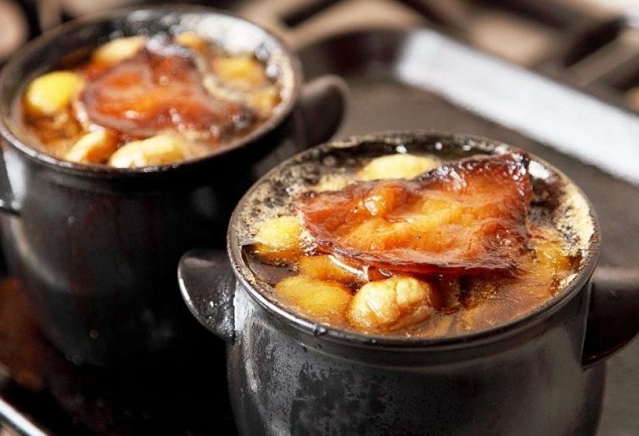 Olla mágica del plato estrella de Sheki de Azerbaiyán- Piti