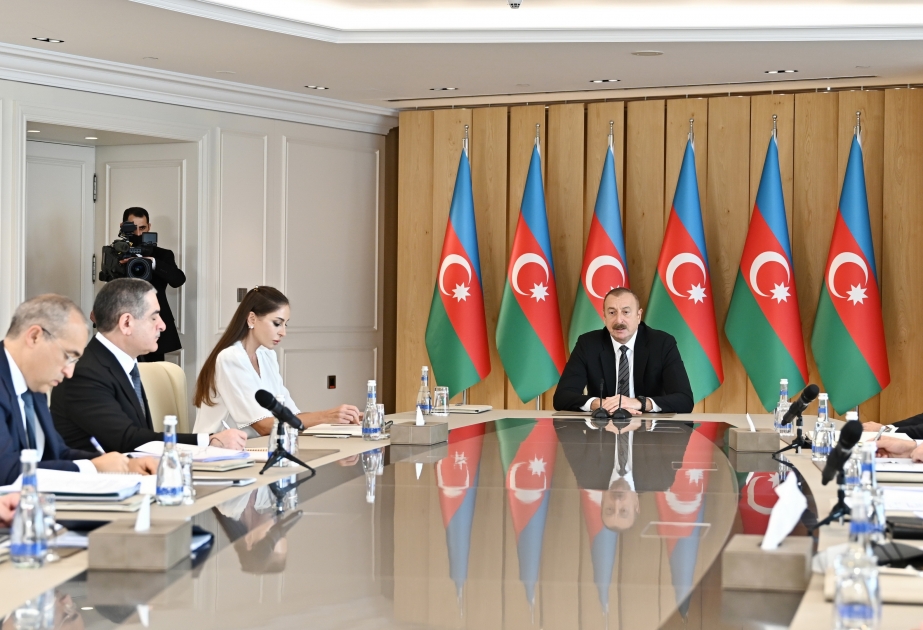 Azərbaycan Prezidenti: Birinci rübdə ümumi daxili məhsul 6,8 faiz artıb