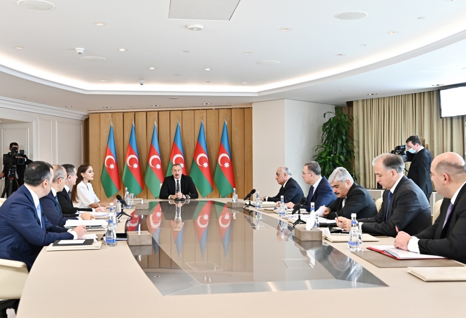 الرئيس الأذربيجاني: قبل الاتحاد الأوروبي الواقع الناشئ في فترة ما بعد الصراع