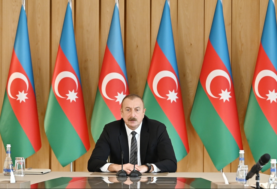 Prezident İlham Əliyev: Biz çaylarımızdan içməli su mənbəyi kimi istifadə etməliyik