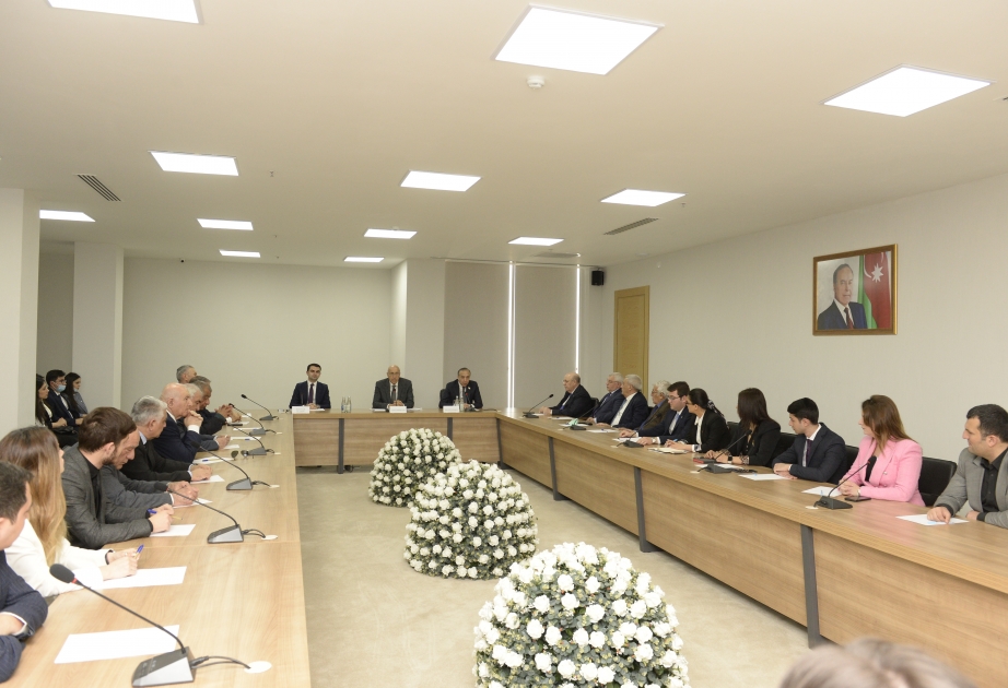 YAP Mərkəzi Aparatında “II Qarabağ müharibəsi və beynəlxalq humanitar hüquq” mövzusunda tədbir keçirilib