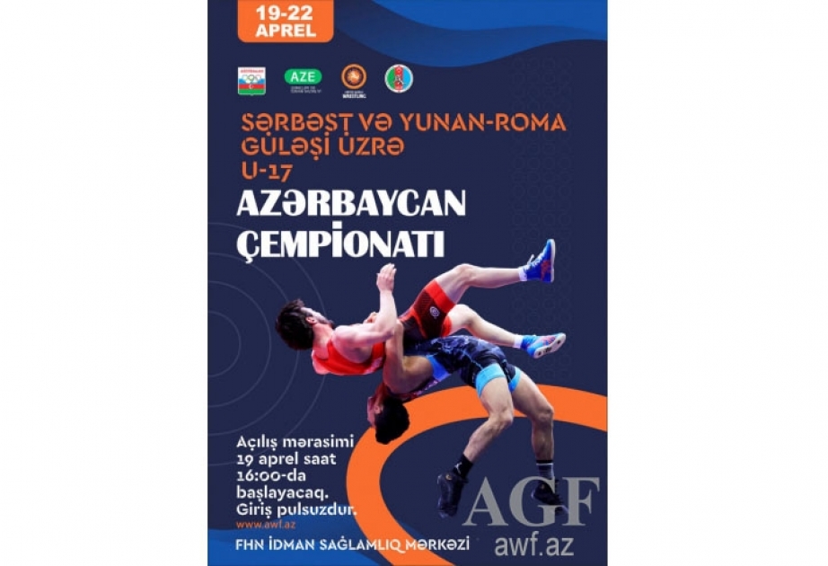 Sərbəst və yunan-Roma güləşi üzrə U-17 Azərbaycan çempionatı keçiriləcək