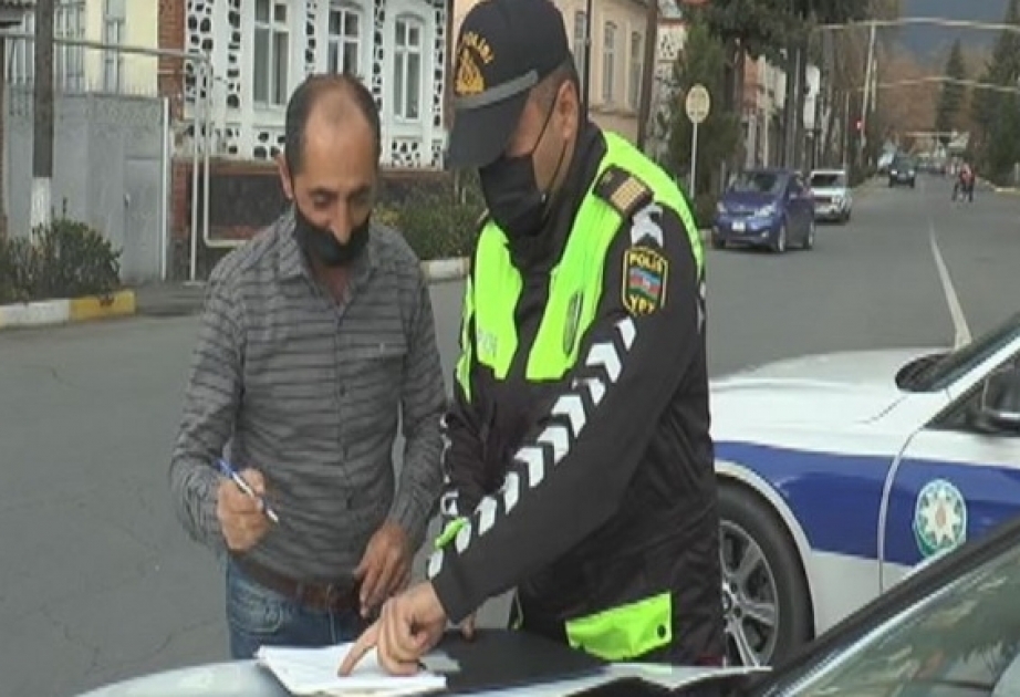 Zaqatalada yol polisinin keçirdiyi reyddə 20 sürücü cərimələnib