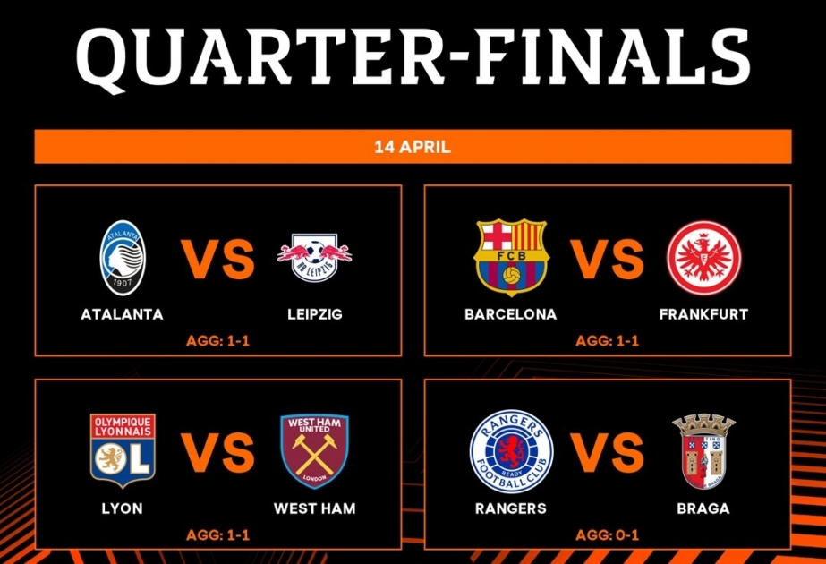 Bu gün UEFA Avropa Liqasında dörddəbir final mərhələsinə start verilir