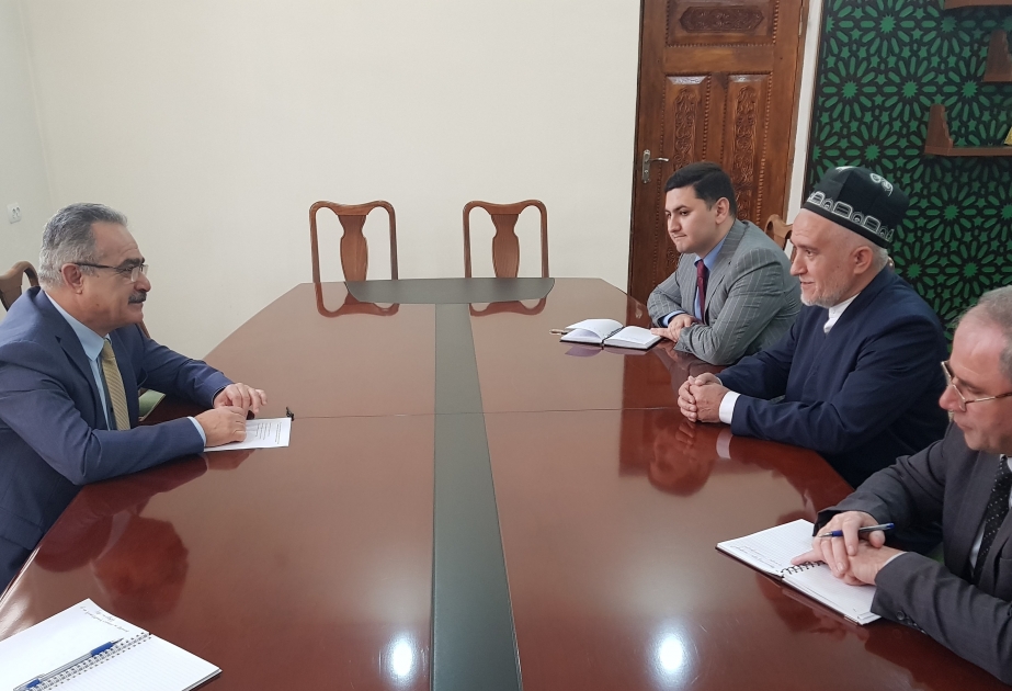 Azərbaycanla Tacikistan arasında dini qurumlar sahəsində əməkdaşlıq məsələləri müzakirə olunub
