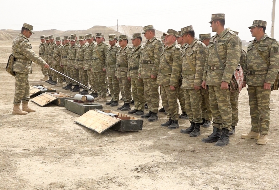 Command training classes held in Nakhchivan garrison troops