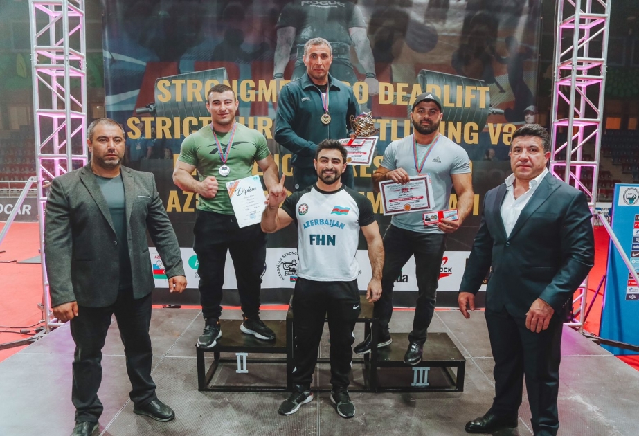 Stronqmen üzrə Azərbaycan çempionatının qalibləri müəyyənləşib VİDEO