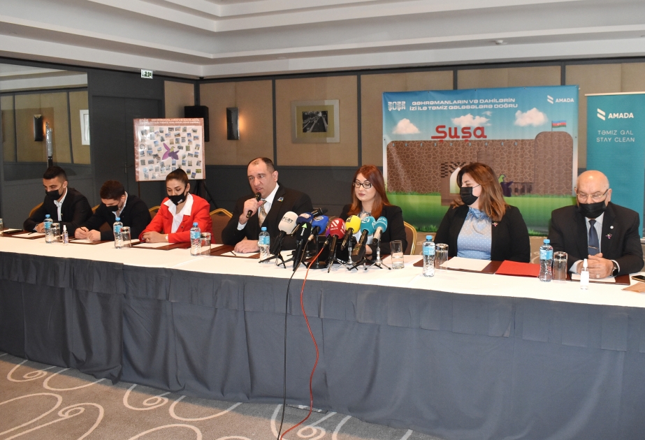 AMADA “Qəhrəmanların və dahilərin izi ilə təmiz qələbələrə doğru” adlı tədbir keçirib