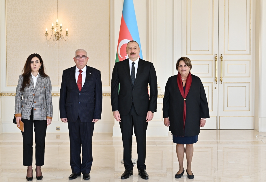 Presidente de Azerbaiyán recibió las cartas credenciales del embajador entrante de Cuba