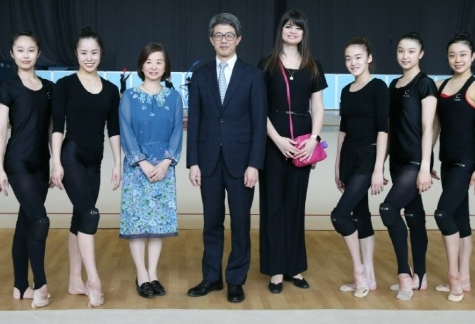 Japanese Ambassador visits National Gymnastics Arena in Baku