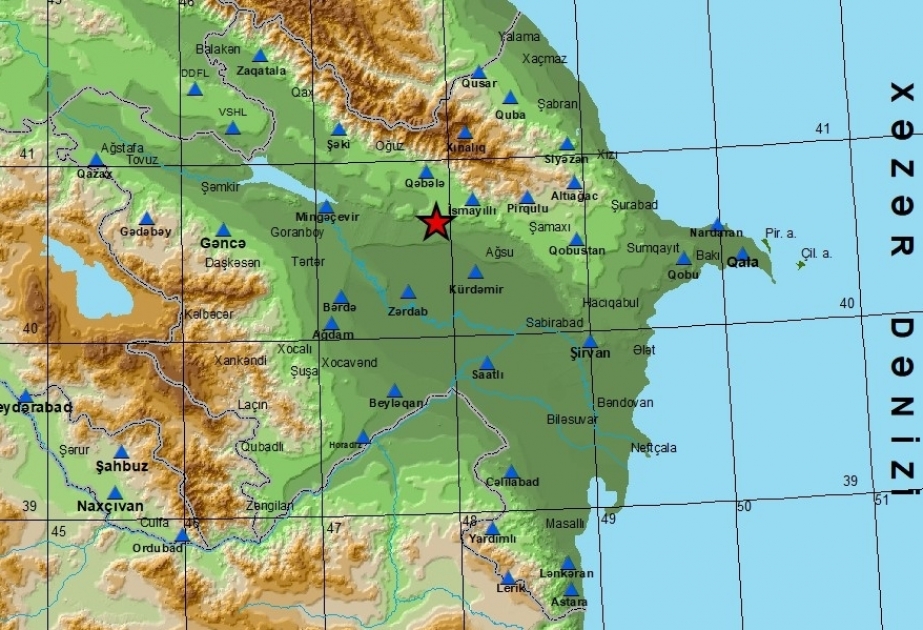 Magnitude 3,0 quake jolts Azerbaijan’s Ismayilli district