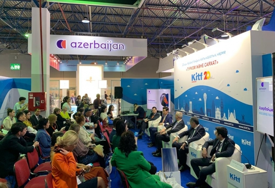 Azerbaiyán está representado en la feria internacional de turismo de Kazajstán