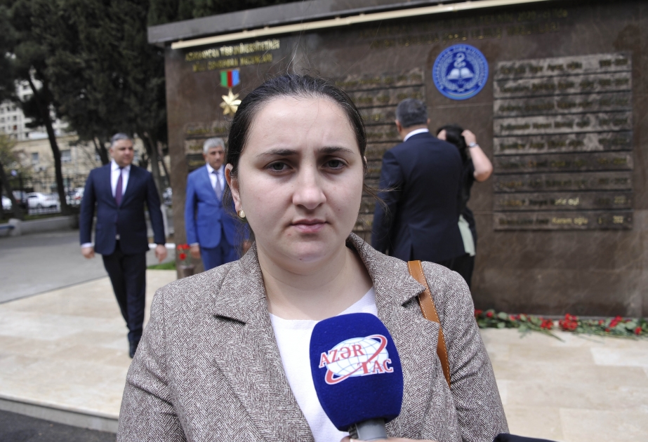 Həkim şəhidin xanımı: yoldaşımın arzusu şəhidlik zirvəsinə ucalmaq idi