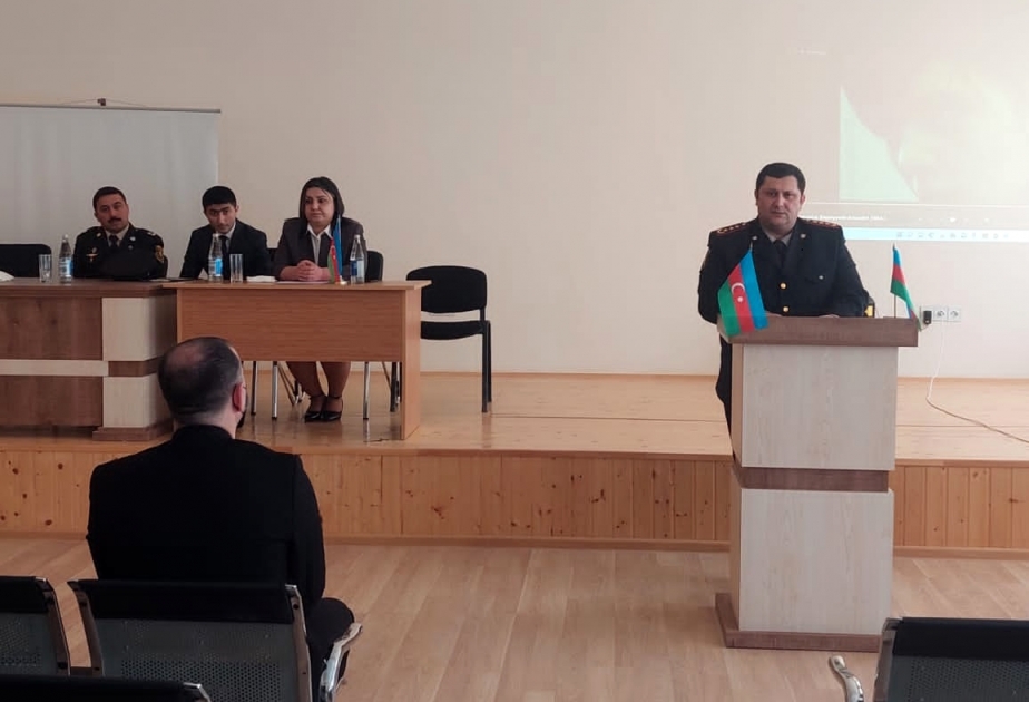 Neftçalada məktəblilər narkomaniya və erkən nikahın fəsadları barədə maarifləndiriliblər