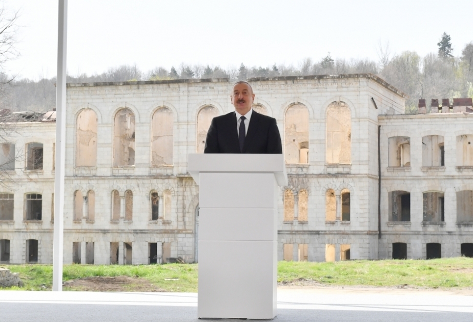 Presidente: "La secesión de Zangazur de Azerbaiyán por parte de la Unión Soviética y su traspaso a Armenia es un hecho histórico"