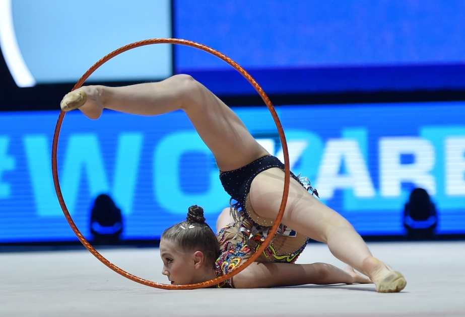 Gimnastas azerbaiyanas llegan a la final de la 9ª Copa del Mundo de Gimnasia Rítmica de la FIG en Bakú