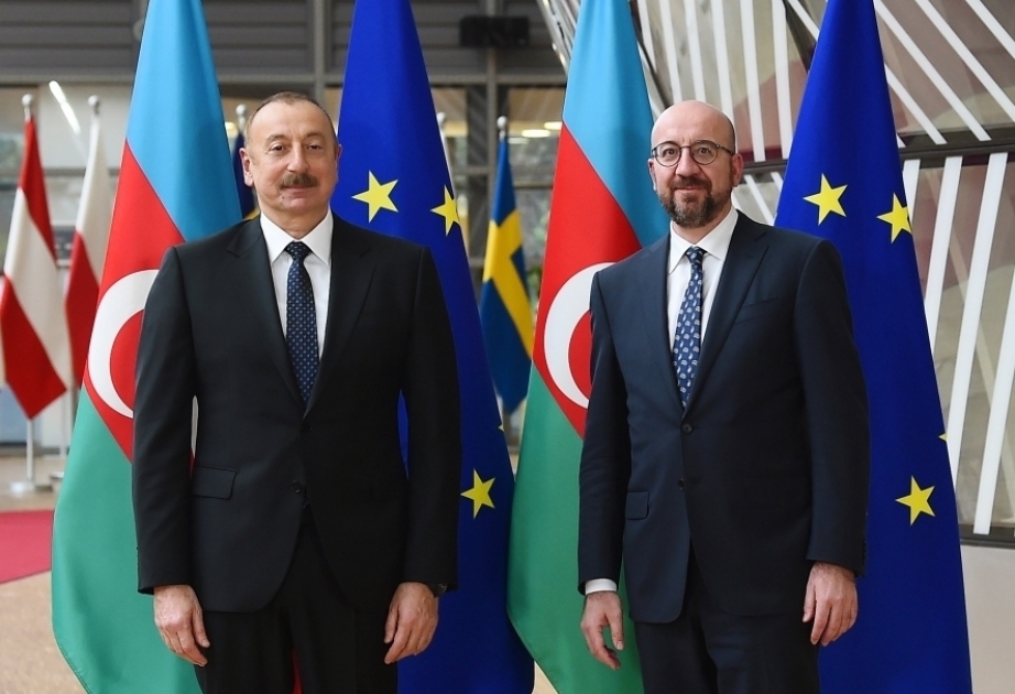 رئيس مجلس الاتحاد الأوروبي يتصل هاتفيا برئيس أذربيجان