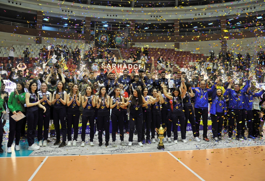 Voleybol üzrə “Zəfər kuboku” qaliblərinin mükafatlandırma mərasimi və 2021-2022-ci il mövsümünün rəsmi bağlanışı keçirilib