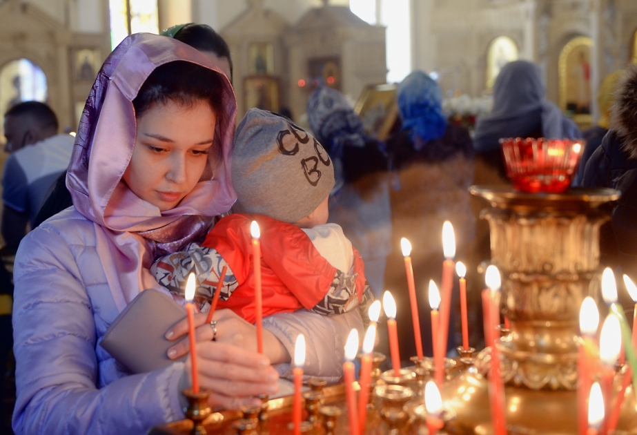 Православные в Баку отмечают Пасху