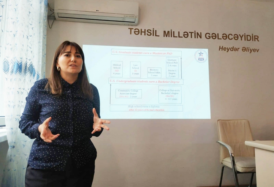 Mingəçevir Dövlət Universitetində “Amerikada təhsil proqramları” mövzusunda seminar keçirilib