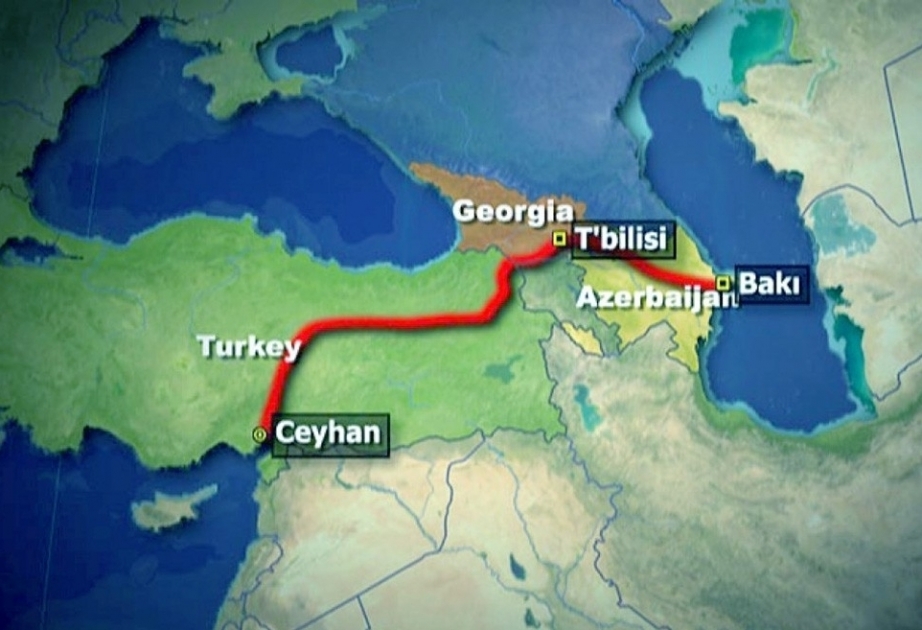 В первом полугодии на долю трубопровода Баку-Тбилиси-Джейхан пришлось 77,2 процента экспортируемой нефти
