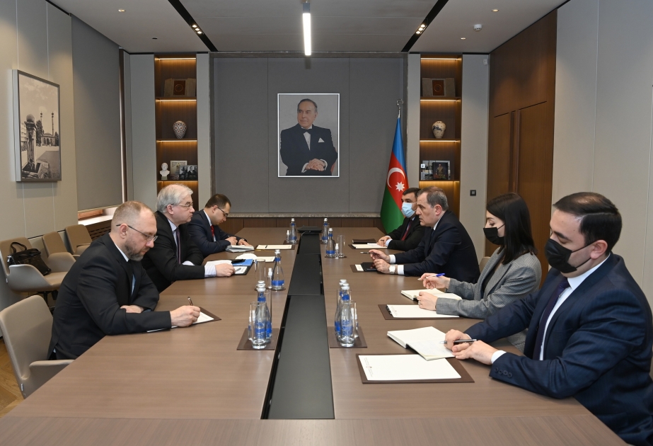 Ceyhun Bayramov Rusiya XİN-in Azərbaycan-Ermənistan münasibətlərinin normallaşdırılması üzrə xüsusi nümayəndəsi ilə görüşüb