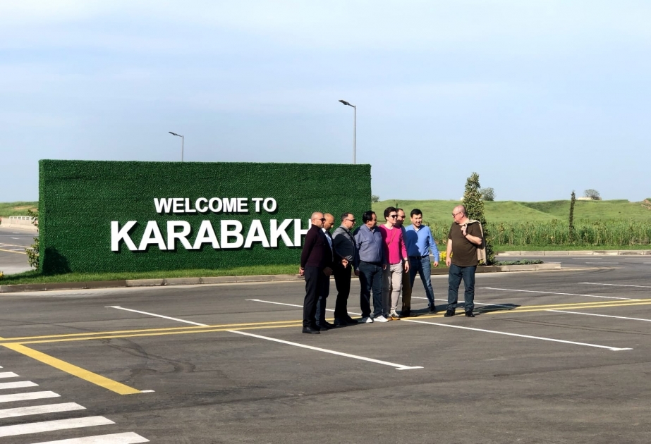 Representantes de los medios de comunicación y del público de Kazajstán visitan el distrito de Fuzuli