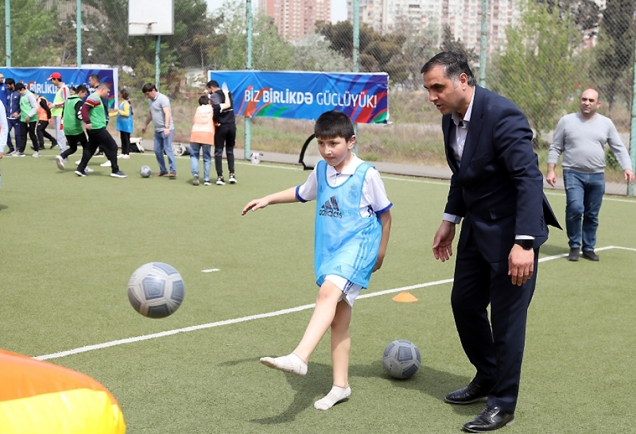 Autizmli uşaqlar üçün futbol festivalı təşkil olunub