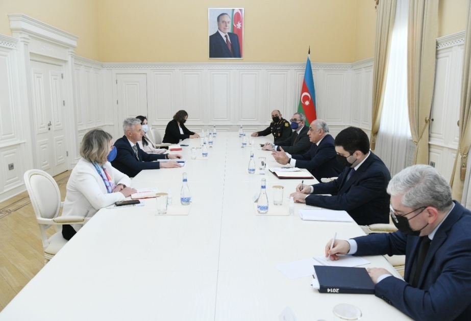 Премьер-министр Али Асадов встретился с заместителем премьер-министра Латвии