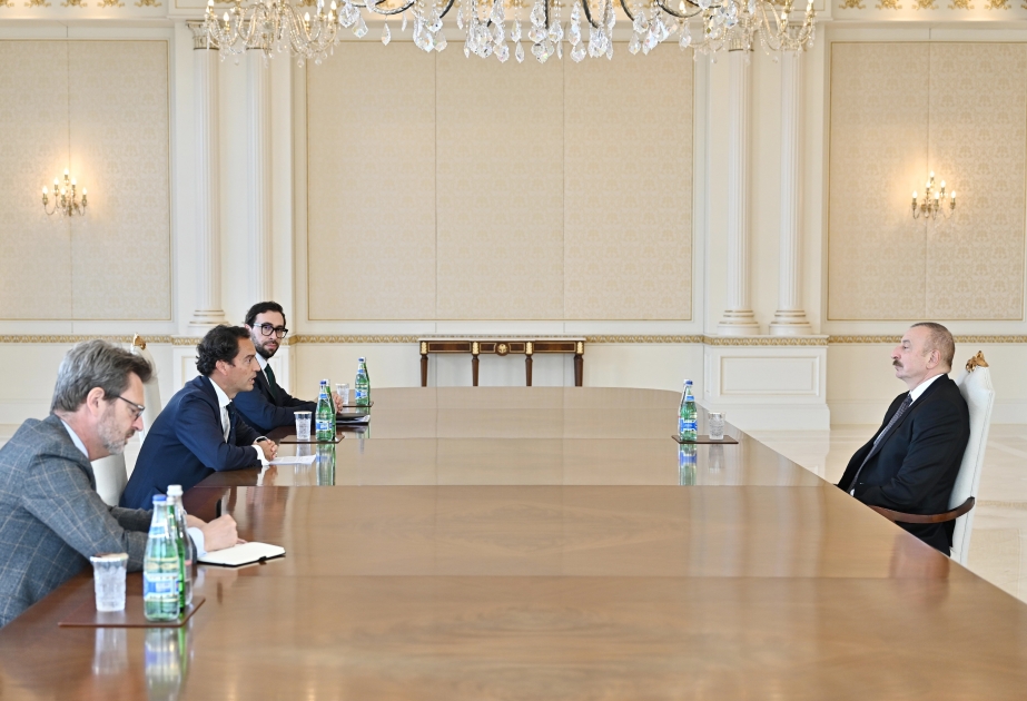 Le président Ilham Aliyev reçoit le représentant spécial du Secrétaire général de l’OTAN pour le Caucase et l’Asie centrale VIDEO