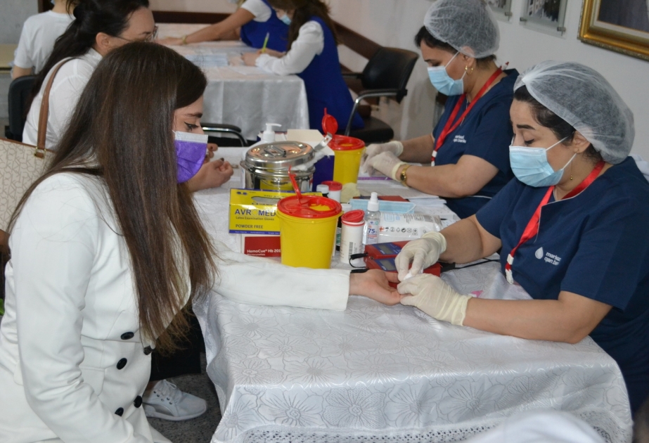 Nizami rayonunda qanvermə aksiyası təşkil olunub