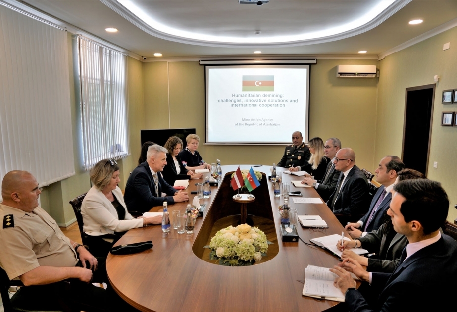 Azerbaiyán y Letonia estudian la posibilidad de cooperar en la limpieza de minas
