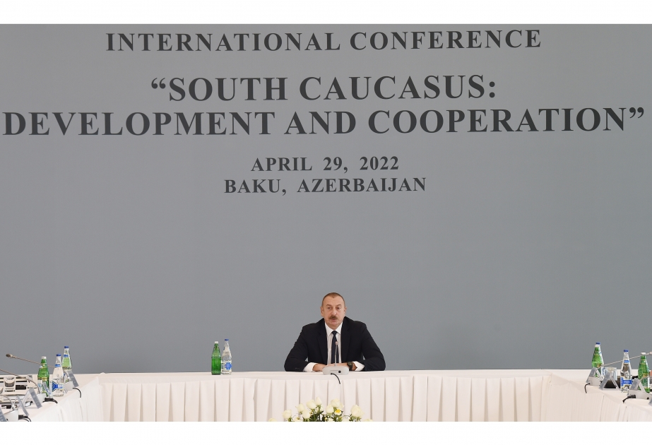 ADA Universitetində “Cənubi Qafqaz: İnkişaf və əməkdaşlıq” mövzusunda beynəlxalq konfrans keçirilib  Azərbaycan Prezidenti İlham Əliyev konfransda iştirak edib YENİLƏNİB 4 VİDEO