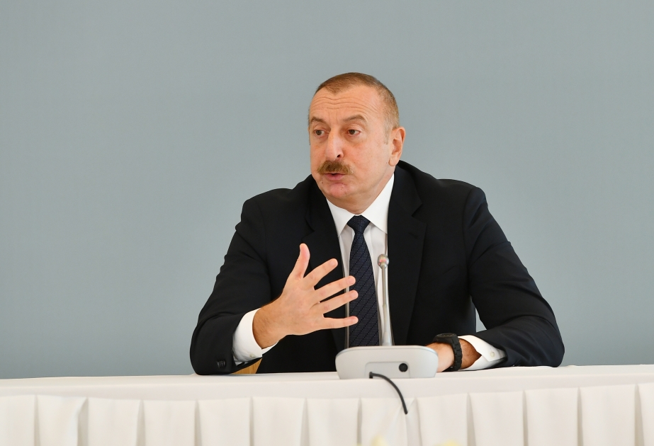 Prezident İlham Əliyev: Bizim sülh gündəliyimiz və təşəbbüslərimiz regional inkişaf üçün yeni imkanların yaradılmasına yönəldilib