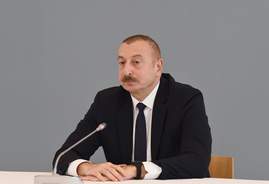 الرئيس إلهام علييف: تطرح حكومة أرمينيا التصريحات المختلفة بشأن السلام
