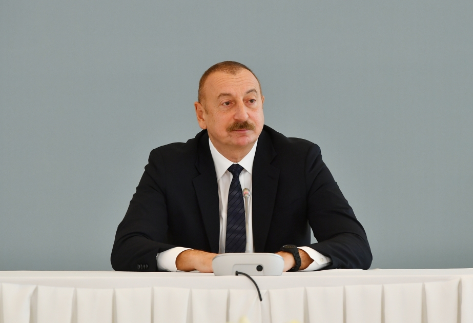 Президент Ильхам Алиев: Ситуация на территориях Азербайджана, где временно дислоцированы российские миротворцы, за прошедший период была стабильной