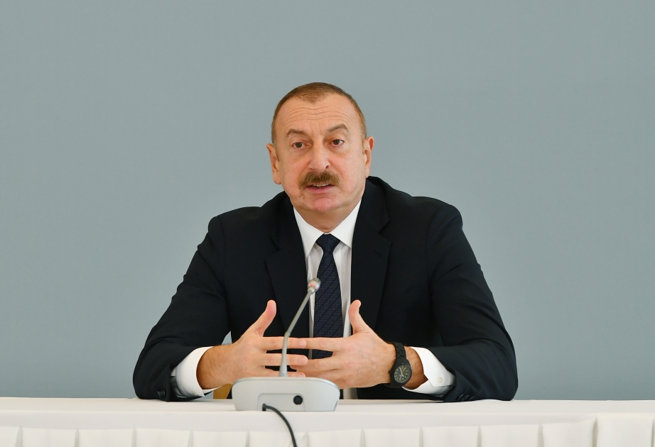 Presidente : "Las relaciones de Azerbaiyán con China se desarrollan con gran éxito"