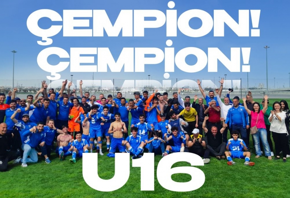 “Sabah” klubu U-16 Liqasının qalibi olub