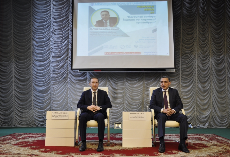 Mingəçevir Dövlət Universitetində “Peşəkarla görüş” layihəsi çərçivəsində növbəti tədbir keçirilib